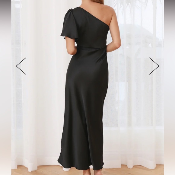 Satin Maxi Dress - Picture 2 of 5